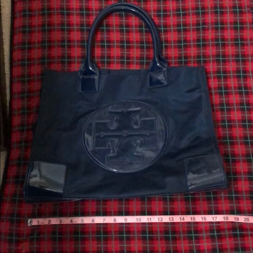 Tory Burch Large Navy Tote